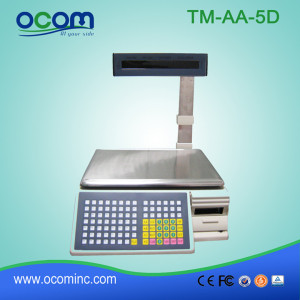 Various Format Barcode Label Printing Scale (TM-AA-5D)