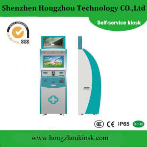 Hospital Self Registration Security Information Kiosk System with Camera